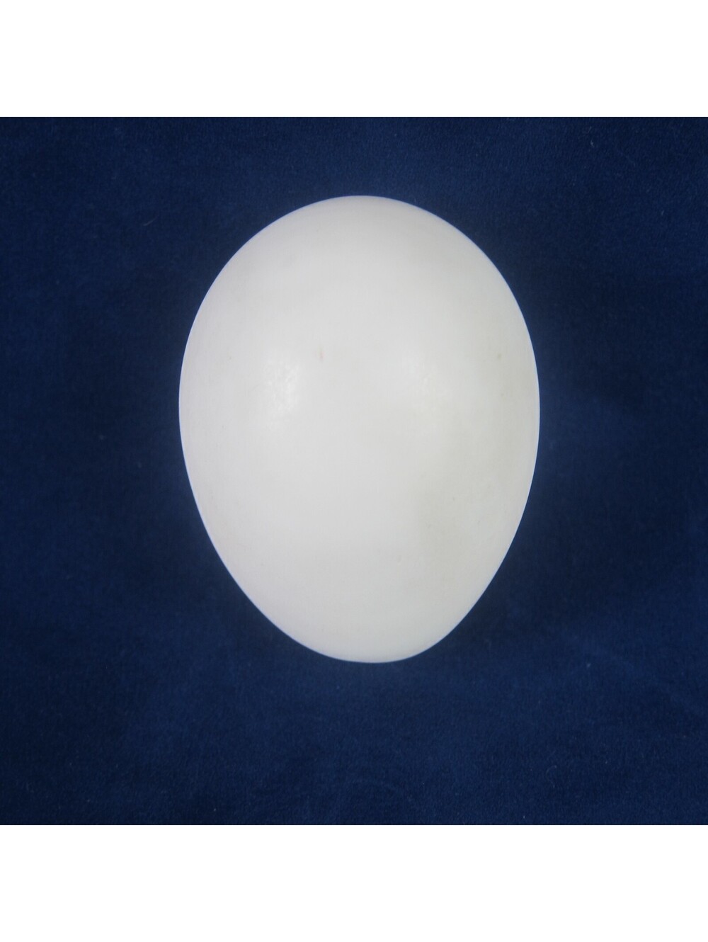 Antique Victorian Milk Glass Egg Opaque White Unpainted 2.4"